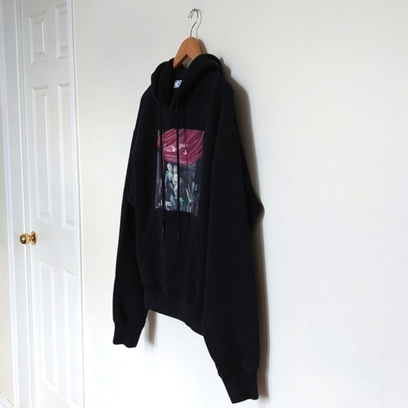 Off white black caravaggio hooded sweatshirt - Picture 2 of 15